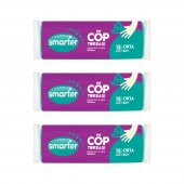 SMARTER 3 LÜ ORTA BOY ÇÖP TORBASI 55x60cm ( ÇÖP POŞETİ ) - 1