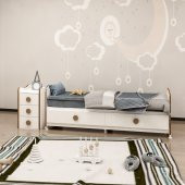 Garaj Home Melina 5 Çekmeceli Mdfli Büyüyen 60x120 Beşik - Sümela - 1