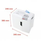 HSM SHREDSTAR X5 Evrak İmha Makinesi / Kağıt Kırpma Makinesi - CD İmha Makinesi - Çapraz kesim 4,5x30 mm - 18lt - 3