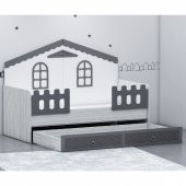 Garaj Home Tuana Membran Yavrulu Montessori Karyola + 2 Adet Yatak - 2