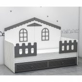 Garaj Home Tuana Membran Yavrulu Montessori Karyola + 2 Adet Yatak - 3