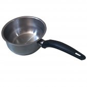 Çok Hafif Yumurta Kaynatma Cezvesi 15 cm Paslanmaz Çelik Sütlük 170 gr - 1