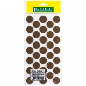5 Adet Pacific Zemin Koruyucu Yapışkan Yuvarlak Keçe 24 mm - 1