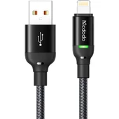 Mcdodo CA-2700 iPhone Lightining Şarj ve Data Kablosu 1.2m Siyah - 1