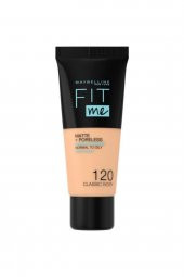 Maybelline New York Fit Me Matte+Poreless Fondöten - 120 Classic Ivory - 2