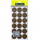 5 Adet Pacific Zemin Koruyucu Yapışkan Yuvarlak Keçe 35 mm - 1