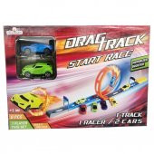 Farbu Oyuncak 2 Arabalı Tek Fırlatıcılı 70 cm Drag Yarış Pisti - 5