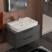 BELİNZA URBAN BANYO DOLABI TAKIMI KAYA GRİ 85 CM - 1
