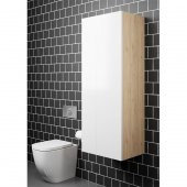 BELİNZA TEMİZLİK DOLABI BEYAZ MEŞE 55 CM - 1