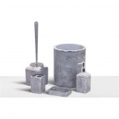 MERMER YUVARLAK 5 Lİ BANYO SETİ 580-1 - 2