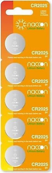 NACCON LİTHİUM PİL CR 2025 3 V - 1
