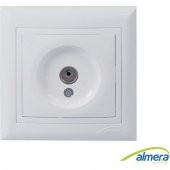 ALMERA BEYAZ TV ANTEN PRİZİ - 1