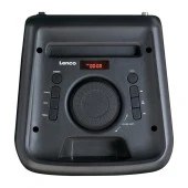LENCO PA-200 BK Bluetooth Parti Hoparlörü Işıklı USBli Radyolu Kumandalı Seyyar Taşınabilir TAM ÖN IŞIK ANİMASYONLU PA TWS İŞLEVİ SİYAH - 4