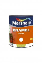 ENAMEL SOLVENT BAZLI AHŞAP-METAL BOYASI PARLAK BAYRAK KIRMIZI 0,75LT - 1