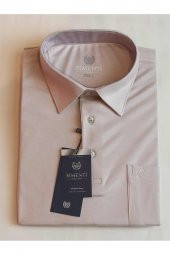 BLUES MODA Simenti İnterlok Gömlek Yaka Tişört - 4