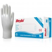 HAS-PET MAVİ PUDRASIZ NİTRİL MUAYENE ELDİVENİ LARGE - 1