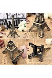 Minyatür Metal Eyfel Kulesi Dekoratif Biblo 25 cm - 9