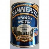 HAMMERİTE METAL BOYASI DÜZ GÜMÜŞ 0,75 LT - 1