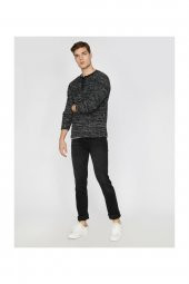 Erkek Gri Pantolon 9YAM43749LD - 6