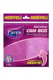 PAREX MİKROFİBER CAM BEZİ (MİKROFİBER TEMİZLİK BEZİ HEDİYE) - 1