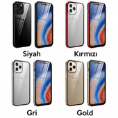 Polham İphone 12 Pro Manyetik Mıknatıslı Kılıf Ve Ekran Koruyucu İphone 12 Pro Kılıf Kırılmaz 2in1 - 3