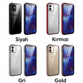 Polham İphone12 Manyetik Mıknatıslı Kılıf Ve Ekran Koruyucu İphone 12 Kılıf İphone 12 Kırılmaz 2in1 - 3