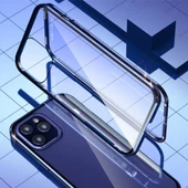 Polham İphone 12 Pro Manyetik Mıknatıslı Kılıf Ve Ekran Koruyucu İphone 12 Pro Kılıf Kırılmaz 2in1 - 1