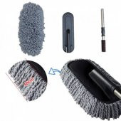 Polham Mikrofiber Araç Yıkama ve Toz Alma Fırçası, Çizik ve Toz Bırakmayan Oto, Araç Yıkama Fırçası - 4