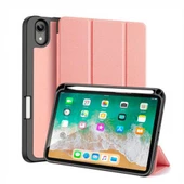 Polham iPad Mini 6 (2021) Tablet Kılıfı Kalem Yerli Standlı iPad Mini 6 Tablet Kılıfı - 11