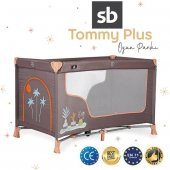 Sunny Baby 9155 Tommy Plus Oyun Parkı Park Yatak 60x120 Bej - 1