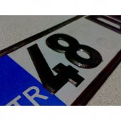 Araç Oto Plaka Kalemi Siyah Renk Plaka Boyama Kalemi 444182695 - 1