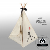 Kedi Çadırı (large) - Çadır - Kedi Evi -kedi Yatağı - Kedi Kulübesi - 2