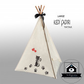 Kedi Çadırı (large) - Çadır - Kedi Evi -kedi Yatağı - Kedi Kulübesi - 3