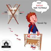 Organik Beşik W3 - Şipşak Topla Katla - Sallanır - Anne Yanı thumbnail 5