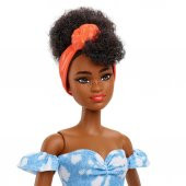 Barbie Fashionistas Siyah Saçlı, Kot Elbiseli HBV17 - 4
