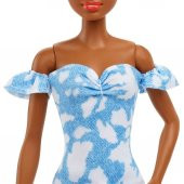 Barbie Fashionistas Siyah Saçlı, Kot Elbiseli HBV17 - 5