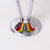 Senegal 2li Masa Bayrağı Saten Kumaş Dijital Baskı 15x22,5 cm - 3