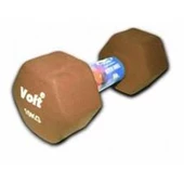 Voit VDB-04 10KG Altıgen Neo Dumbbell_Kahve - 1