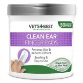 Vets Best Kedi ve Köpek Kulak Temizleme Parmak Pedi 50li - 1