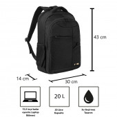 Vegmann Vgm-030 Siyah - 15,6 Inç Dizüstü Bilgisayar Uyumlu Laptop Çantası Sırt Çantası - 2