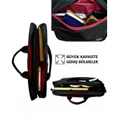 Vegmann AV6900 Siyah 15.6 Inç Uyumlu Laptop Bilgisayar Evrak Çantası AV6900 - 4