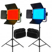 Gdx CF-LED 600RGB 2'li Sürekli Panel Led Işık Seti - 1