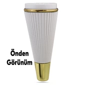 Iron Lüks Mobilya Kanepe Tv Ünitesi Konsol Koltuk Ayağı 19 Cm Beyaz Gold Ayakları - 6