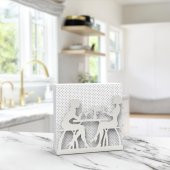 SOHBET TEMALI METAL PEÇETELİK SILVER - 3