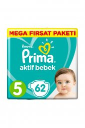 Prima Aktif 5 Numara Junior 62'li Bebek Bezi - 1