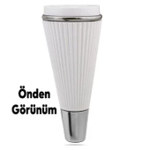 Iron Lüks Mobilya Kanepe Tv Ünitesi Konsol Koltuk Ayağı 19 Cm Beyaz Krom Ayakları thumbnail 6