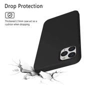 Apple iPhone XS Max İçi Kadife Silikon Kılıf Lacivert thumbnail 3