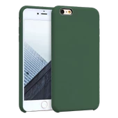 Apple iPhone 6 Plus İnce Mat Silikon Kılıf Haki thumbnail 1