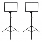Gdx PRO Led GX-300 Soft Light Bataryalı 2'li Led Işık Seti - 1