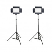 Gdx CF-150C BiColor Mobil 2'li Sürekli Video Panel Led Işık Seti - 1